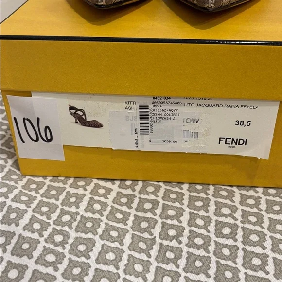 Fendi Women's Logo Kitten Heel - Picture 2 of 5